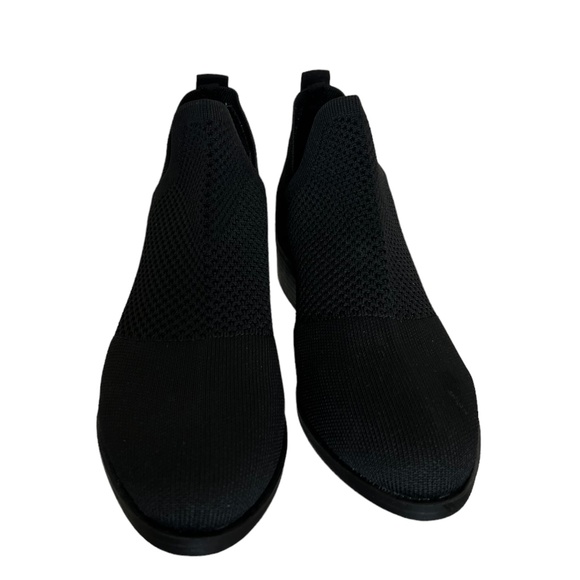 SM New York NWOT Knit Black Ankle Boots Size 6.5 - Picture 3 of 10